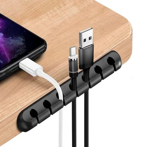 Flexibel Kabel-Organizer Management-Clips Für Maus Tastatur Kopfhörer Schutz - Bild 1 von 18