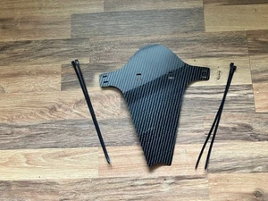 Mountain Bike Rear Mudguard Carbon Fibre New Easy Fit - Picture 1 of 7