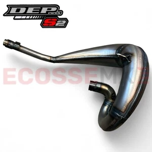 HONDA CR250 DEP BARE METAL STEEL FRONT HEADER PIPE EXHAUST 2000-2001 - Picture 1 of 8