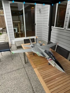 UPGRADED POWER SYSTEM Freewing F-14 sold as used BNF Spectrum 8channel - Picture 1 of 13