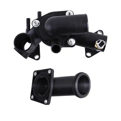 Thermostat Housing & Thermostat for Jaguar XJ8L/S-Type/XJ Super/2003 2004 2005 - Image 1 of 4