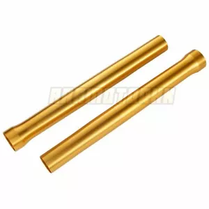 Front Fork Outer Tubes Black Gold Pipes For Yamaha YZF-R6 YZF R6 2008-2015 - Foto 1 di 10