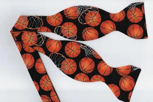 Basketball Bow tie, Basketballs & Hoops, Sport Coach, Champion, Self-tie Bow tie - Picture 1 of 5