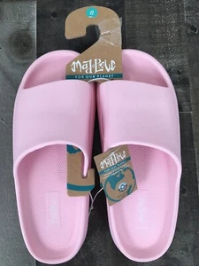 Mad Love Star Slide Slip On Sandals Size 8 Trendy Pink New NWT - Picture 1 of 6
