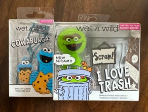 Wet N Wild Oscar The Grouch Cookie Monster Sesame Street Eyelash Curler Sponge - Picture 1 of 6