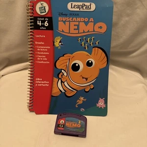Leap Pad Leap Frog Book & Cartridge Reading BUSCANDO A NEMO Ages 4-6 - Picture 1 of 1