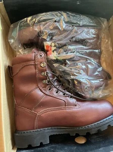 ROCKY Steal Toe ARBEITSSTIEFEL 6224 GRÖSSE 8 M Wasserdicht Leder Neu - Bild 1 von 5
