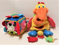 melissa & doug k's kids musical farmyard cube educational baby toy