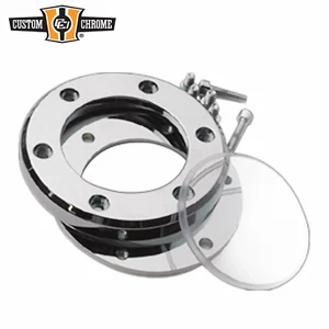 Chrome Clutch Points Cover Kits Fit For Harley Big Twin & Sportster 1970-1999 - Picture 1 of 2