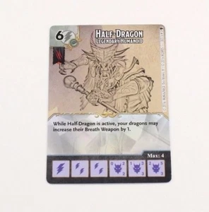 D&D Dice Masters Battle for FAERUN * HALF-DRAGON * OP Promo Prize Card - Picture 1 of 1