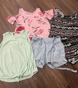 Girls Lot Youth Small Summer Clothes Tank Top Shorts Kids - Picture 1 of 18