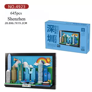 Shenzhen City Architecture Building Blocks Set Bricks Model Toy DIY Gift for Kid - Picture 1 of 4