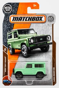 2018 Matchbox #118 Land Rover 90 PASTEL GREEN | 65th LOGO | FSC - Picture 1 of 1