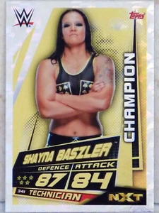 WWE SHAYNA BASZLER CHAMPION TOPPS SLAM ATTAX UNIVERSE 2019 WRESTLING CARD AEW - Picture 1 of 2