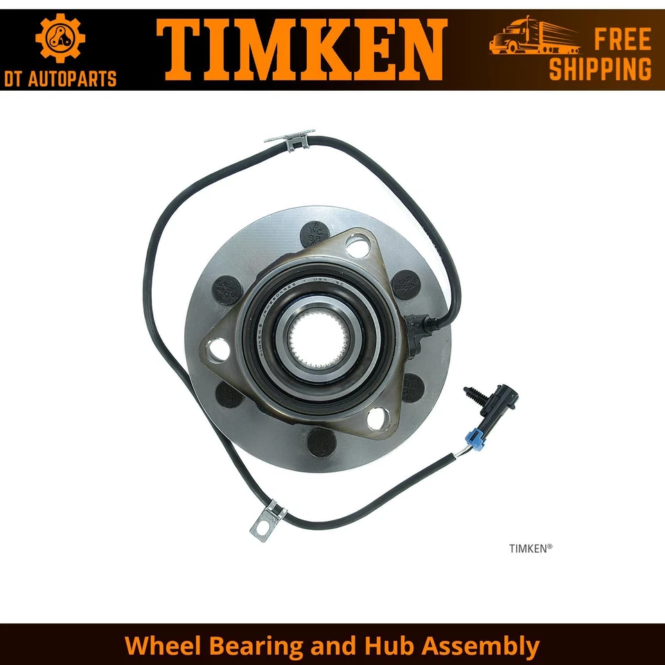 Подшипник колеса и ступица в сборе передние для Chevrolet K1500 4WD 1995-1998 годов выпуска Timken - Изображение 1 из 4