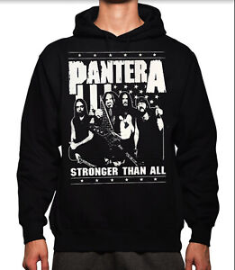Pantera Stronger Than All HOODIES BLACK MEN's SIZES