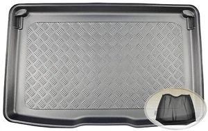 Z473147 Gerippte Kofferraumwanne + Klett-Netz für Dacia Sandero Vorderradantrieb - Bild 1 von 8