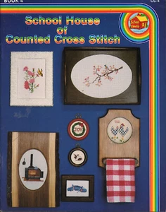 School House of Counted Cross Stitch Book 4 Copyright Date 1981 - Picture 1 of 1