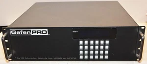 Gefen PRO 16X16 DVI Matrix Switch GEF-HDFST-MOD-16416-HD Dual PS - Picture 1 of 4