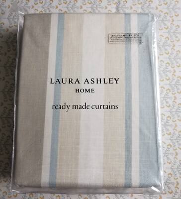 Laura Ashley Designer Kissenbezug SOPHIE STRIPE Seaspray Stoff Versch