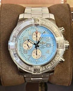 BREITLING SUPER AVENGER II / 2 KARIBIK TÜRKIS TIFFANY CARIBBEAN LIMITED EDITION - Bild 1 von 5
