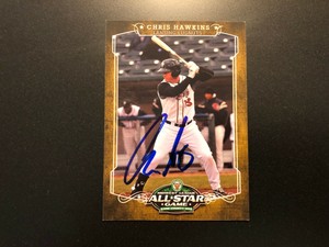 Chris Hawkins In Person Signed 2012 Midwest League All Star Team Set Card