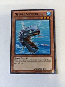 Needle Sunfish Yugioh Card SP13-EN011 1st Edition Starfoil 56223084