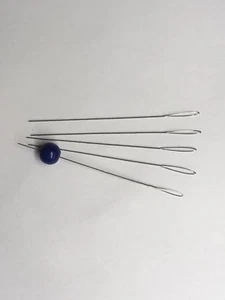 5 Fin Épingle à Perle Aiguille Cordage Torsadé Déchirant Top Qualité - Photo 1 sur 2