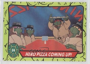 1990 Topps Teenage Mutant Hero Turtles Ireland Hero Pizza Coming Up! #24 0b5