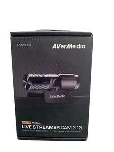 Cámara web Full HD AverMedia cámara web transmisora en vivo 313 Pw313 comparte tus momentos nueva - Imagen 1 de 4