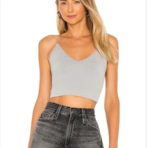 FREE PEOPLE Women’s Gray Rainbow Sparkle Thin Strap Seamless Brami NEW XS/S - Picture 1 of 7