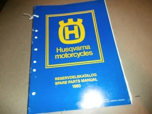 Oldtimer 1980 Husqvarna Motorrad Ersatzteile Handbuch - Bild 1 von 16