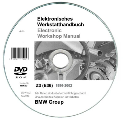 Bmw Z3 (E36) 1996-2002 manuale officina - Repair Manual - Immagine 1 di 4