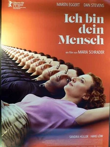 Ich bin dein Mensch - Dan Stevens, Sandra Hüller - Filmposter A1 84x60cm gerollt - Foto 1 di 1