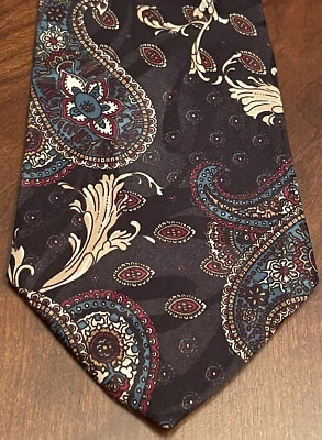 Винтажный мужской галстук из полиэстера Buckingham сделано в США - Изображение 1 из 4