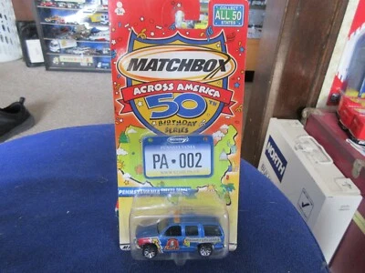 Matchbox Across America Pennsylvania Chevy Tahoe Police Benjamin Electric Co  - Image 1 of 3
