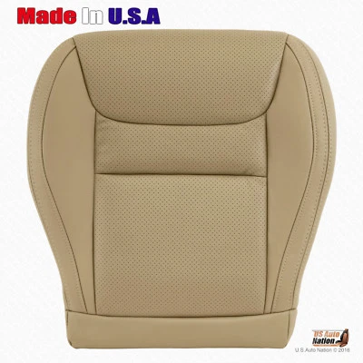 Fits RIGHT Bottom "Tan" Perforated Leather Cover For 2002 2003 Toyota Highlander - Image 1 of 4