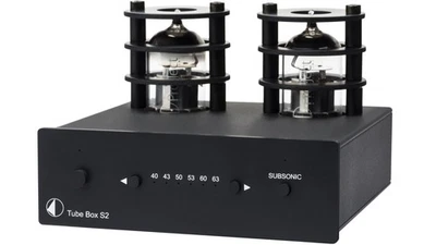 Pro-Ject Tube Box S2 Pure-Tube MM/MC Phono Preamplifier (Black)