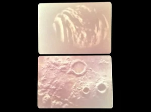 THE MOON and the EARTH APOLLO MISSION TELEVISION SCREENSHOTS ? 1970s SPACE - Picture 1 of 2