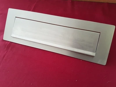 Briefeinwurf Briefschlitz Briefklappe Postklappe extra groß Edelstahl BEH10 - Bild 1 von 4