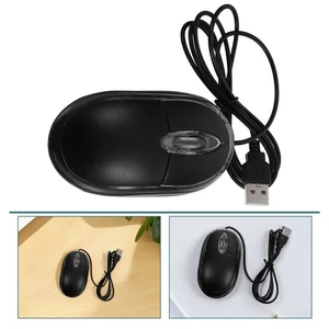 Wired Usb Mouse: 1000DPI Optical Mouse with LED Light & 1.5m Cable - Portable - Picture 1 of 12