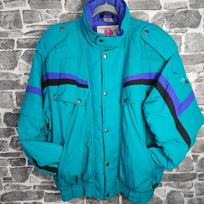 Vintage 90er Rodeo Skijacke C&A Snowboardjacke Large Top Zustand - Bild 1 von 4