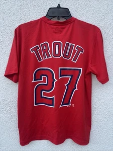 Majestic Cool Base Los Angeles Angels Mike Trout T-Shirt Small neu mit Etikett UVP $ 35 - Bild 1 von 6