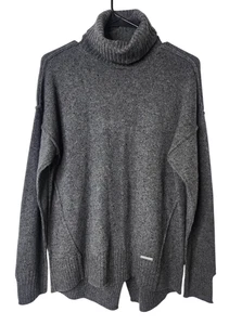 Michael Kors Womens S Turtleneck Sweater Long Sleeve Pullover Wool Blend Gray - Picture 1 of 5