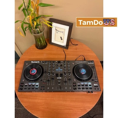 Numark NS4FX 4-Channel DJ Controller for Serato DJ Pro, FX Controls, USB - Image 1 of 4