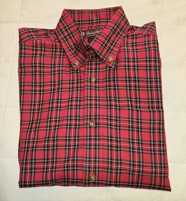 Brooks Brothers Boys M Sz 10 Maker Dress Shirt Red Tartan Plaid Button Down NWOT - Image 1 of 4