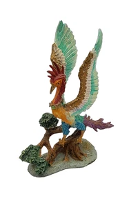 Fantasy Merchandise 1989 Simurgh Mythical Bird Figur handbemalt Malaysia VT - Bild 1 von 8