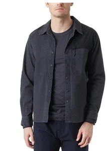 Bass Outdoor Men Regular fit Shacket Coat XL Black Solid - Picture 1 of 5