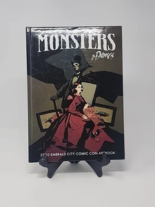Libro de arte Monsters and Dames 2020 prueba de artista Emerald City Comic Con buen estado - Imagen 1 de 15