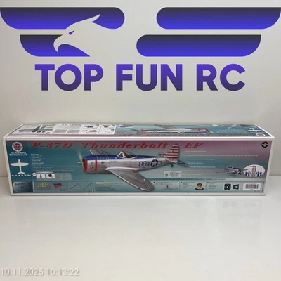 THE WORLD MODELS E242XM P-47D THUNDERBOLT EP AIRPLANE MODEL KIT ARF - Image 1 of 4